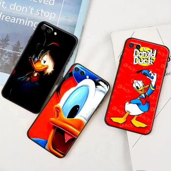 Серия Disney Donald Duck за Huawei Honor Honor 10 V10 10i 10X Lite Мека Силиконова Задната част на Кутията на Телефона е Защитен Черен Калъф От TPU