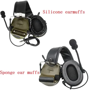 Сменяеми слушалки за серия гелевых Амбушюр Peltor Comtac Тактическа Слушалки COMTAC I, II и III Звукосниматель Шумоподавляющие слушалки