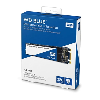 Твърд диск Western Digtal WD Blue 3DNAND SSD 250 GB 500 GB 1 TB И 2 TB Вътрешен SATA 6 GB/сек. 560 MB/сек. Твърд диск M. 2 2280 HDD За Преносими КОМПЮТРИ