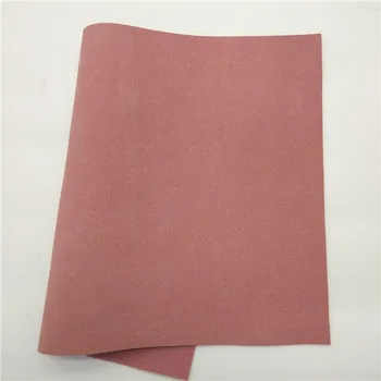 Шоколадова Буци Блясък на Кожата Розови Сърца Печатна Изкуствена Кожа Велур Изкуствена Винил Плат За Лъкове САМ 21x29 см Q498